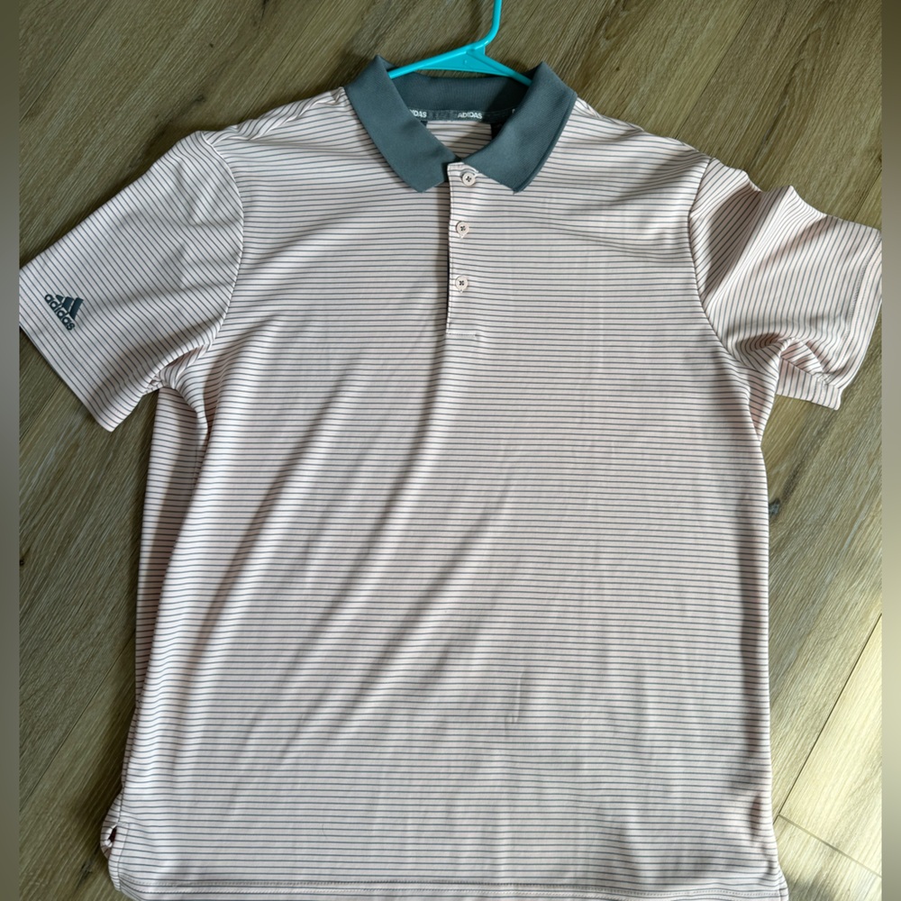 Adidas performance golf polo